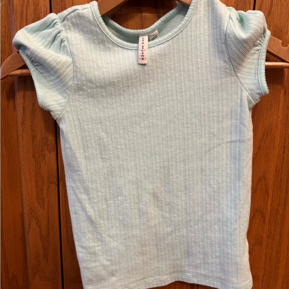 Janie and Jack Light Blue Short Sleeve Tee